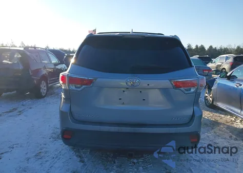 2015 Toyota Highlander Xle V6 из США, поврежденный, VIN 5TDJKRFH2FS080343